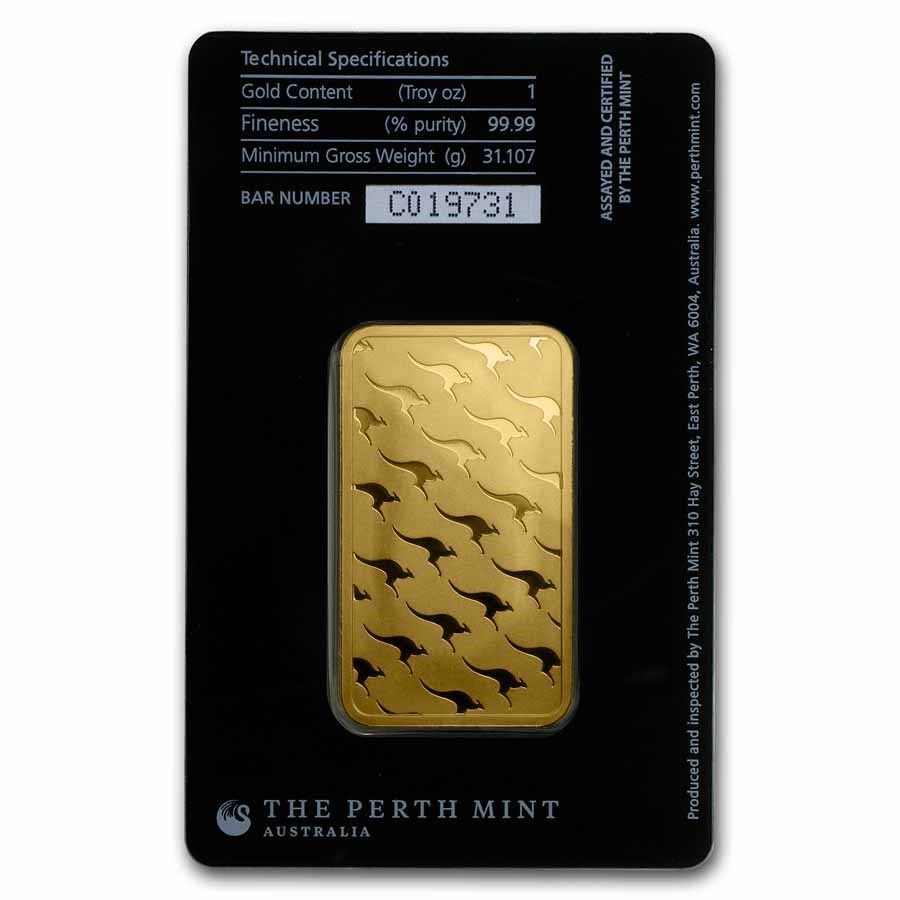 1 OZ GOLD BAR PERTH - Image 2