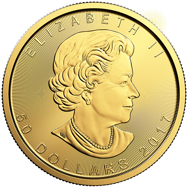 1 OZ CANADIAN GOLD MAPLE LEAF .9999 FINE - Image 2