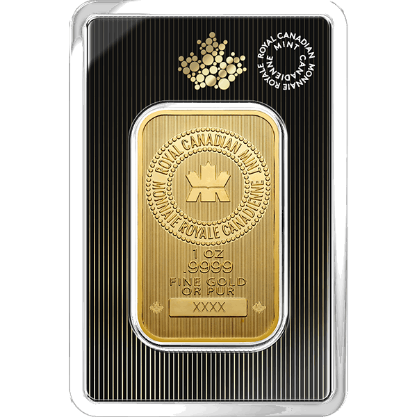1 OZ GOLD BAR ROYAL CANADIAN MINT