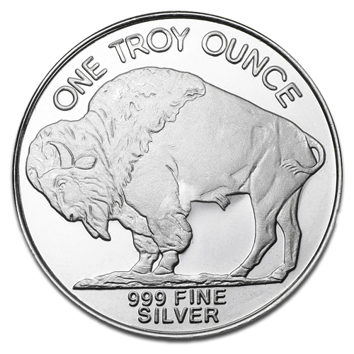 500 - 1 OZ SILVER ROUND BUFFALO - MONSTER BOX - Image 2
