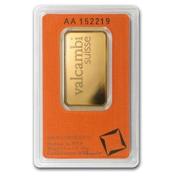 1 oz Valcambi Gold Bar - Image 2
