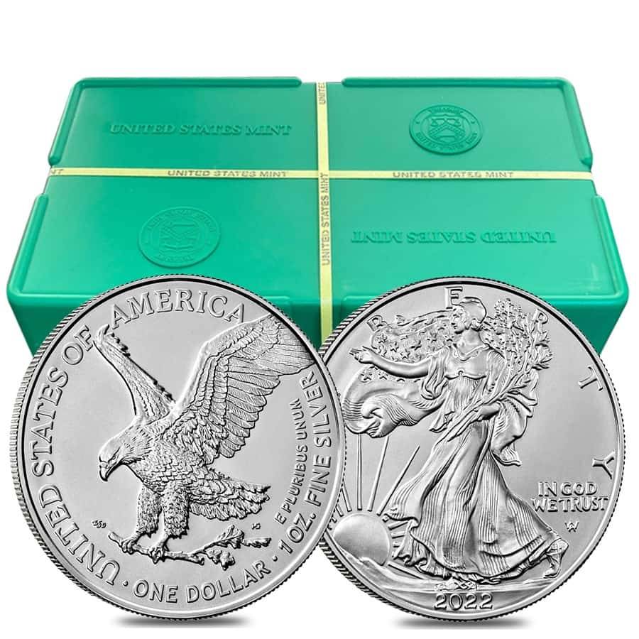 1 oz American Silver Eagle Mint Sealed Monster Box