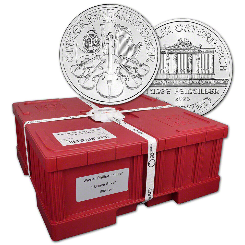 1 OZ AUSTRIAN SILVER PHILHARMONIC - Image 4