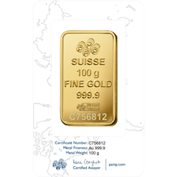 100 GRAM GOLD BAR PAMP ROSA - Image 2