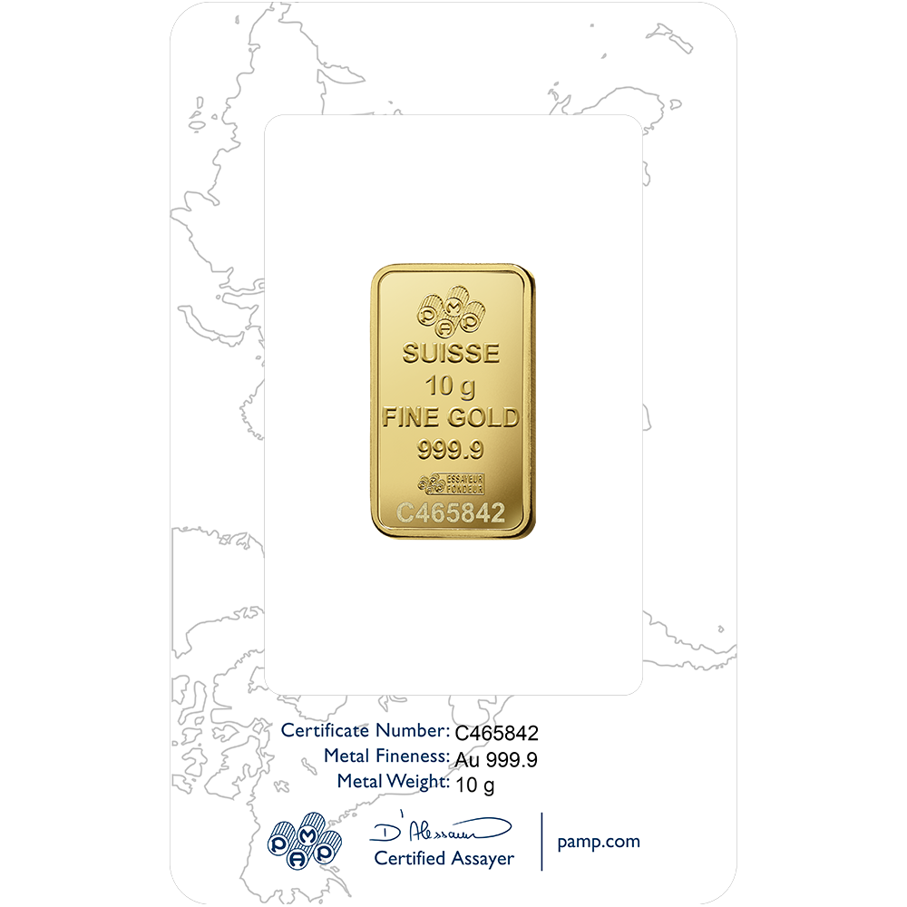 10 Gram GOLD BAR PAMP ROSA - Image 2