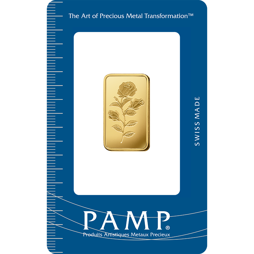 10 Gram GOLD BAR PAMP ROSA