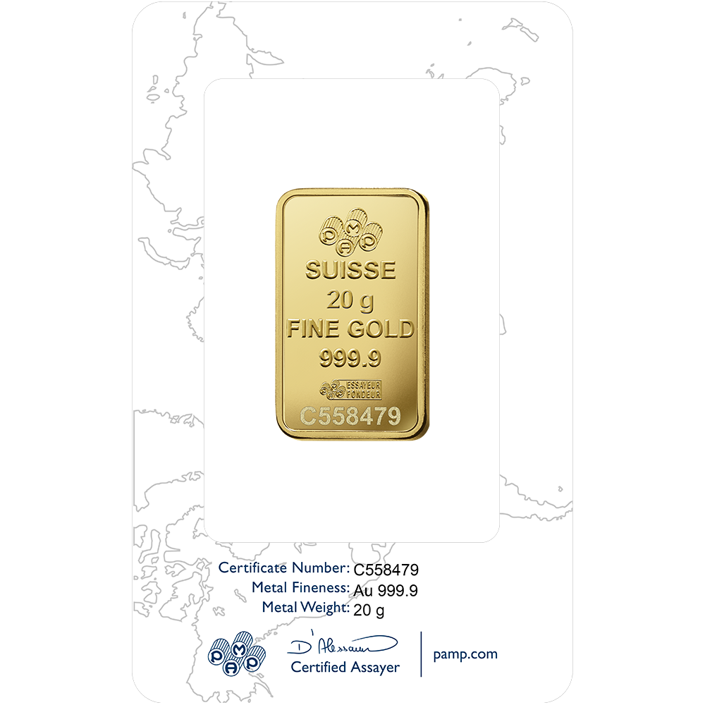 20 Gram GOLD BAR PAMP ROSA - Image 2