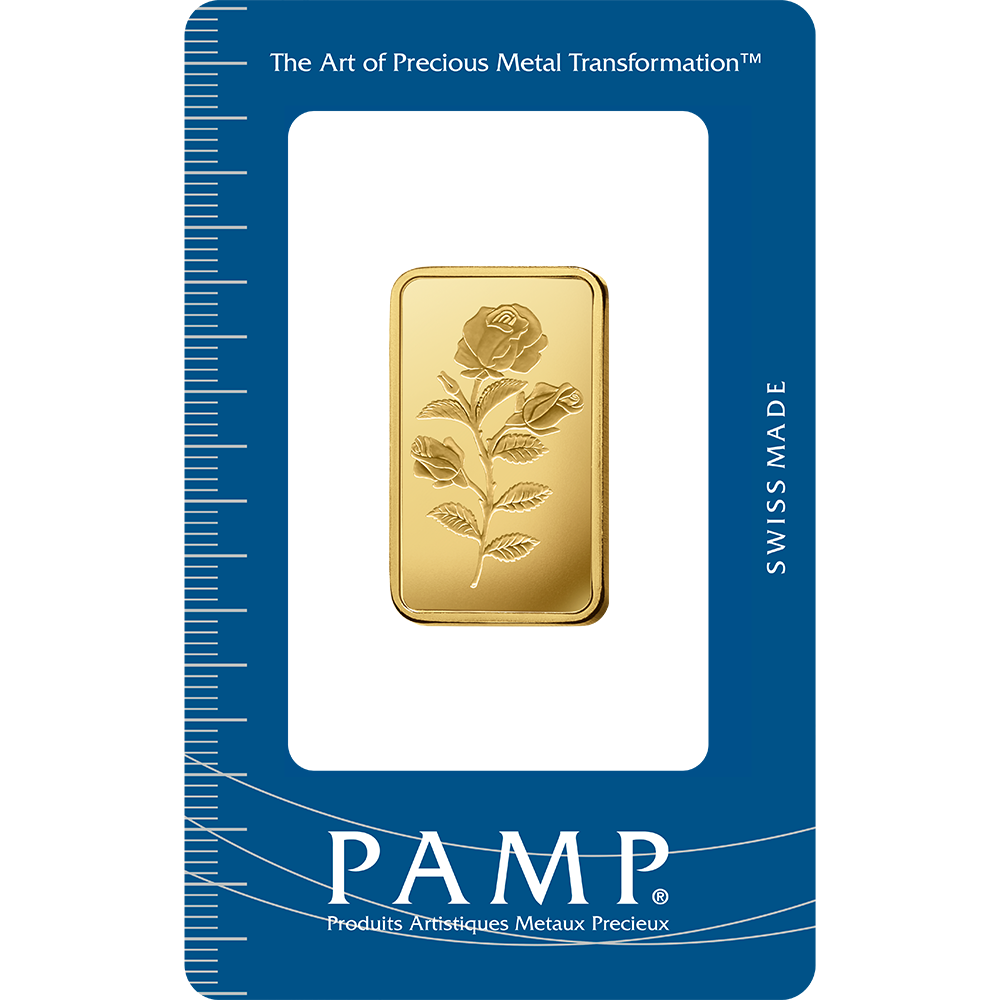 20 Gram GOLD BAR PAMP ROSA