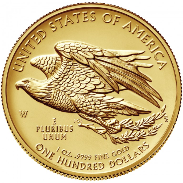 2015 1 oz Gold Liberty High Relief - .9999 Fine Gold - Image 2