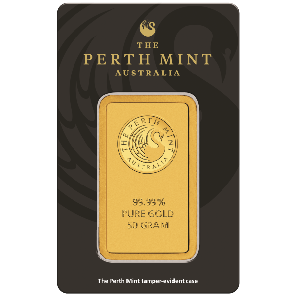 50 GRAM GOLD BAR PERTH